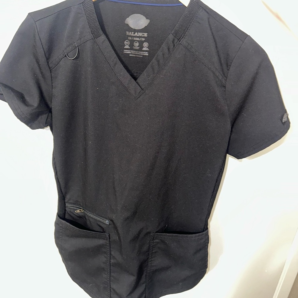 Black Scrub Top by Dickies
